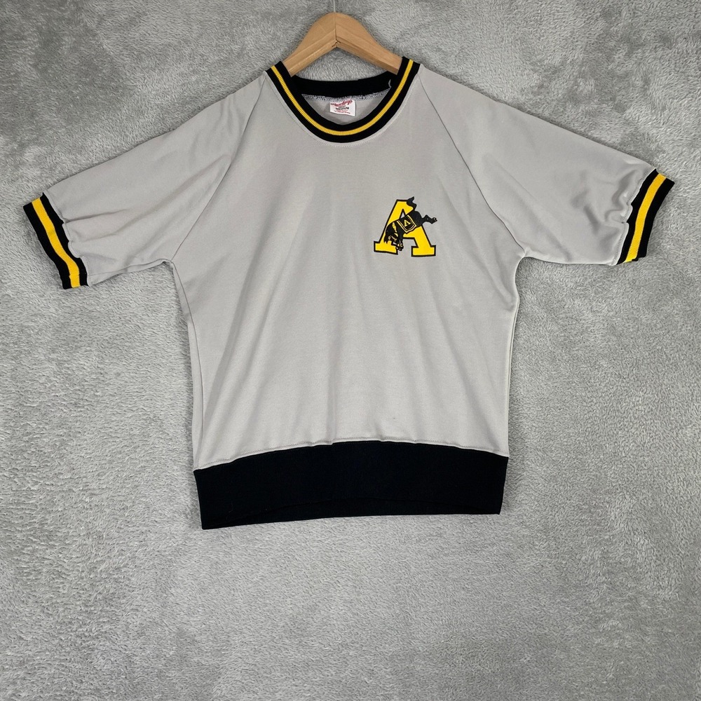 Vintage Army Black Knights Jersey Shirt Mens Medium Gray USA NCAA Rawlings